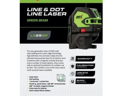 LASER GREEN BEAM SERIES II IMEX LX25GP LINE 1